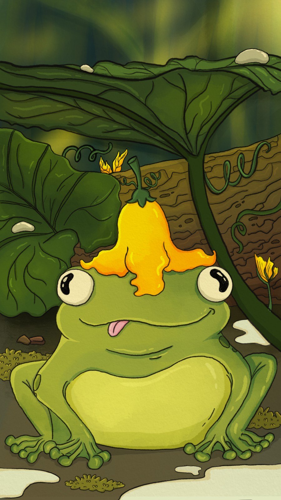 Pumpkin Frog by Denise Antao
