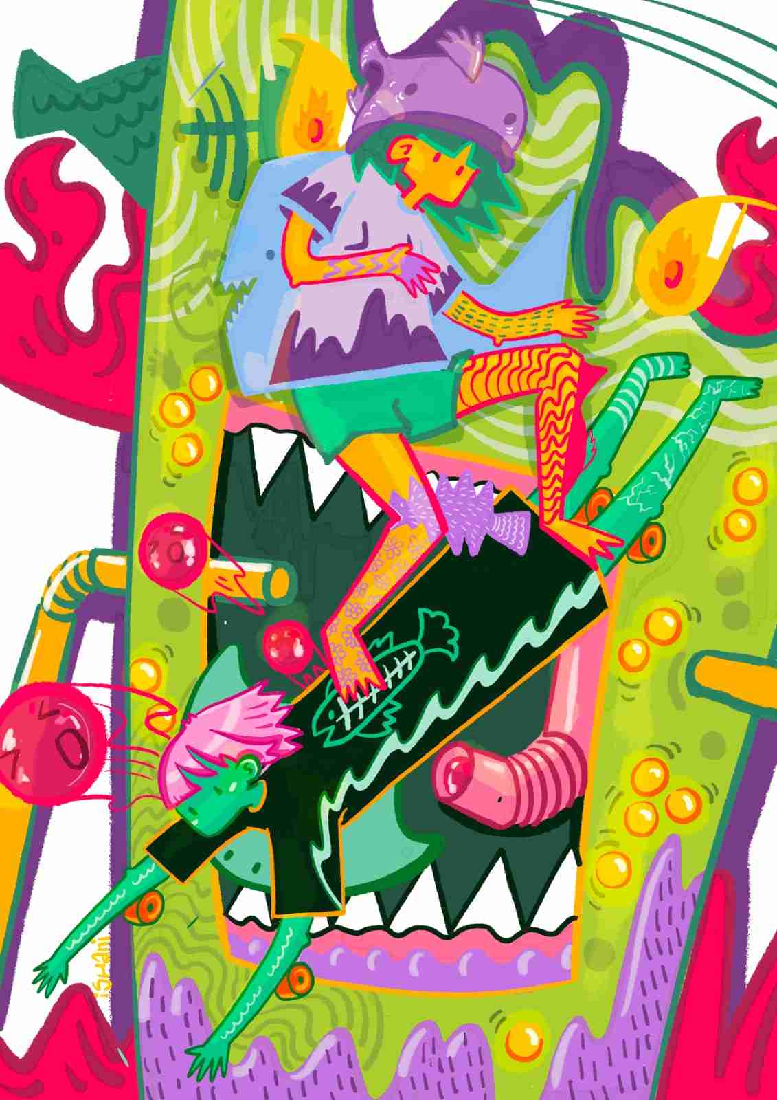 Boba tea pipedream by Ishani Kuwar