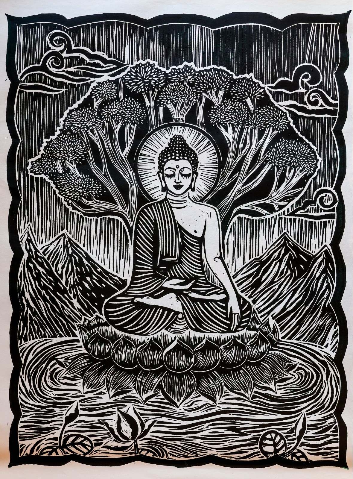 Black Buddha by Sreya Sajan