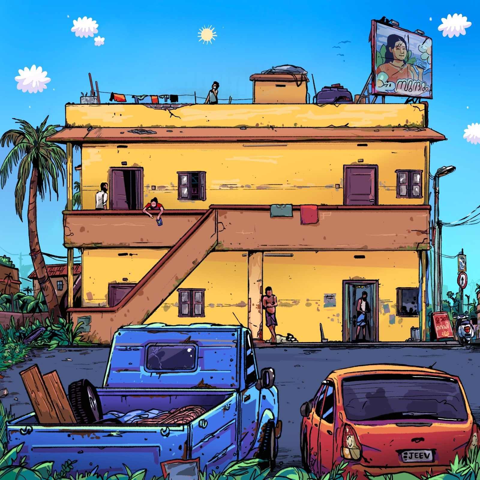 Yellow Walls of Summer by Jeevanath Viswanath